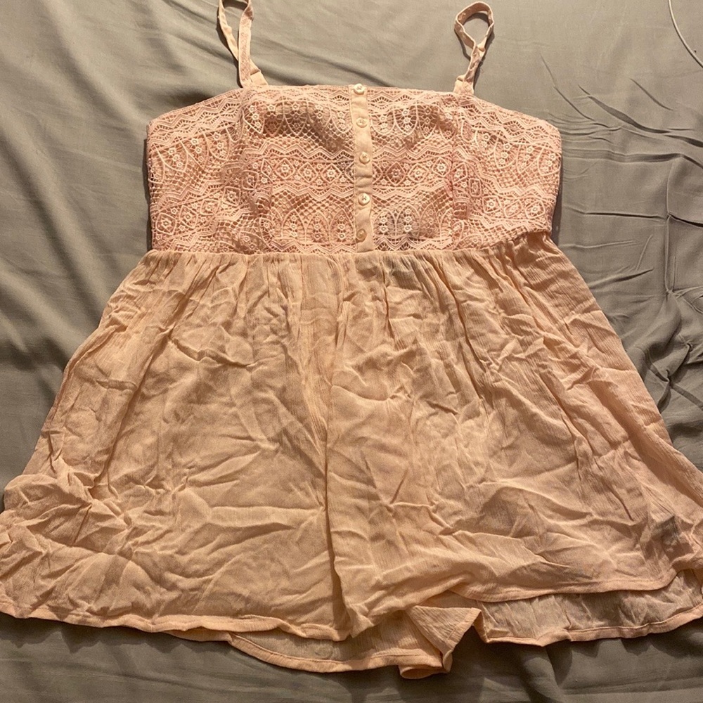 Torrid size M/L Baby Doll Lace Top NEW WITH TAGS